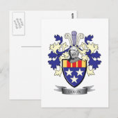 Carte Postale Armoiries de la famille Dixon (Devant / Derrière)