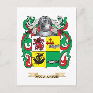 Carte Postale Armoiries de la famille McCutcheon (Blason de Fami