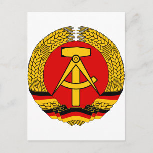 Carte Postale Armoiries de la RDA