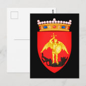 Carte Postale Armoiries de la Ville de Bruxelles (Devant / Derrière)