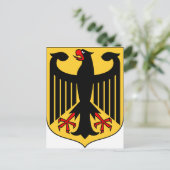 Carte Postale Armoiries de l'Allemagne (Debout devant)