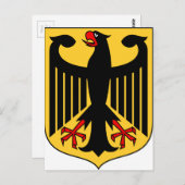 Carte Postale Armoiries de l'Allemagne (Devant / Derrière)