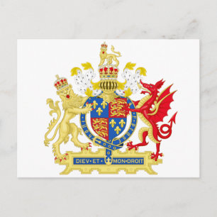 Carte Postale Armoiries de l'Angleterre