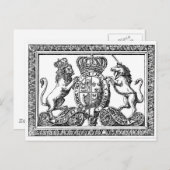 Carte Postale Armoiries de l'Angleterre (Devant / Derrière)