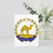 Carte Postale Armoiries de l'Érythrée ER (Debout devant)