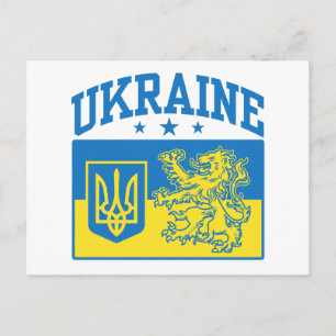 Carte Postale Armoiries de l'Ukraine