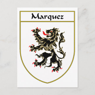 Carte Postale Armoiries de Marquez/crête de famille