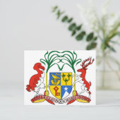 Carte Postale Armoiries De Maurice (Debout devant)