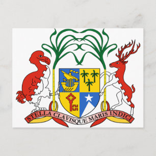 Carte Postale Armoiries De Maurice