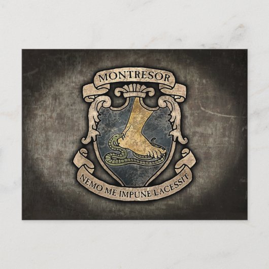 Carte Postale Armoiries de Montresor (Devant)