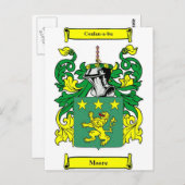 Carte Postale Armoiries de Moore (Devant / Derrière)