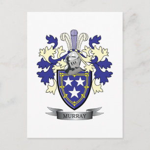 Carte Postale Armoiries de Murray Family Crest