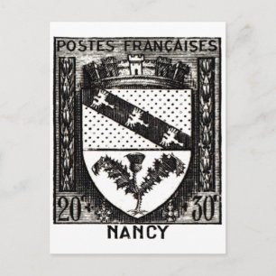Carte Postale Armoiries de Nancy France