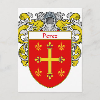 Carte Postale Armoiries de Perez (mannequins)