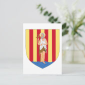 Carte Postale Armoiries de Perpignan (Debout devant)