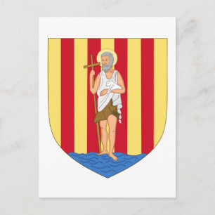 Carte Postale Armoiries de Perpignan