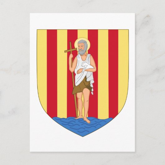 Carte Postale Armoiries de Perpignan (Devant)