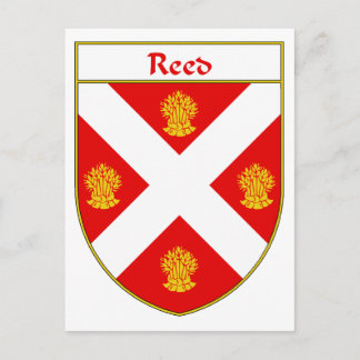 Carte Postale Armoiries de Reed/crête de famille