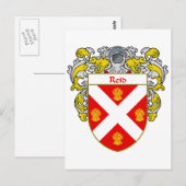 Carte Postale Armoiries de Reid (mannequins) (Devant / Derrière)