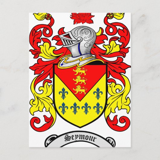 Carte Postale armoiries de seymour (Devant)