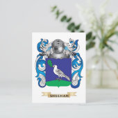 Carte Postale Armoiries de Sheehan (crête de famille) (Debout devant)