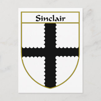 Carte Postale Armoiries de Sinclair/crête de famille