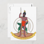 Carte Postale Armoiries de Vanuatu (Devant / Derrière)