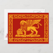 Carte Postale Armoiries de Venise (Devant / Derrière)