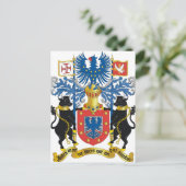 Carte Postale Armoiries des Açores (Portugal) (Debout devant)