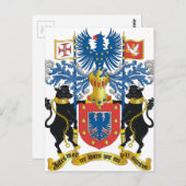 Carte Postale Armoiries des Açores (Portugal) (Devant / Derrière)