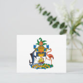 Carte postale Armoiries des Bahamas (Debout devant)