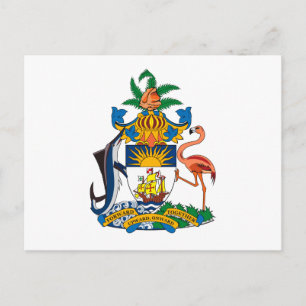 Carte postale Armoiries des Bahamas