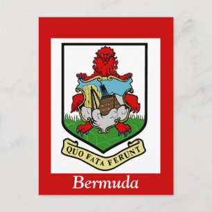 Carte Postale Armoiries des Bermudes