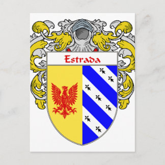 Carte Postale Armoiries d'Estrada (Mantleed)