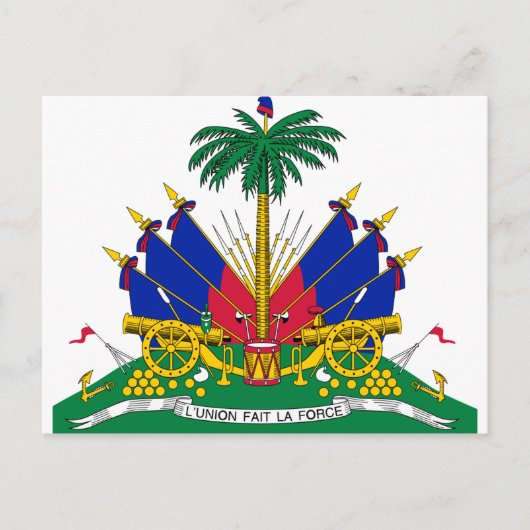 Carte Postale Armoiries d'Haïti (Devant)