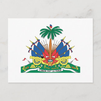 CARTE POSTALE ARMOIRIES D'HAÏTI