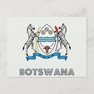 Carte Postale Armoiries du Botswana