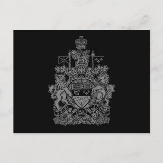 Carte Postale Armoiries du Canada - Cimetière du Canada