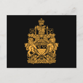 Carte Postale Armoiries du Canada - Crest du Canada
