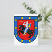 Carte Postale Armoiries du comté de Vilnius (Debout devant)