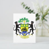 Carte Postale Armoiries du Gabon (Debout devant)