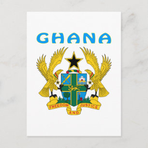 Carte Postale Armoiries Du Ghana