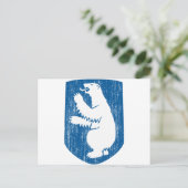 Carte Postale Armoiries Du Groenland (Debout devant)