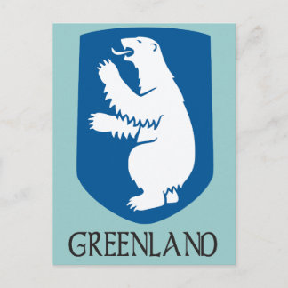 Carte Postale Armoiries du Groenland