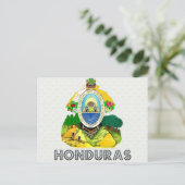 Carte Postale Armoiries du Honduras (Debout devant)