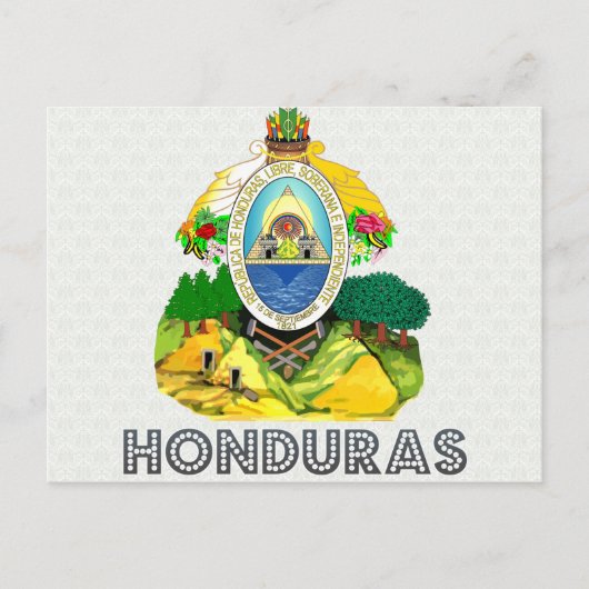 Carte Postale Armoiries du Honduras (Devant)