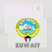 Carte Postale Armoiries du Koweït (Devant / Derrière)