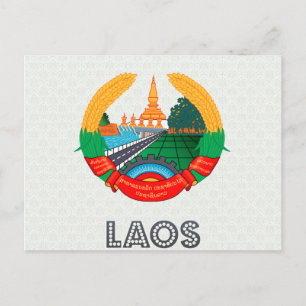 Carte Postale Armoiries du Laos