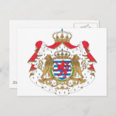 Carte Postale Armoiries du Luxembourg (Devant / Derrière)