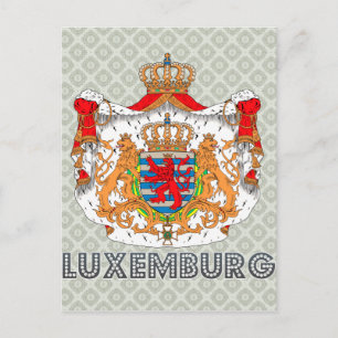 Carte Postale Armoiries du Luxembourg